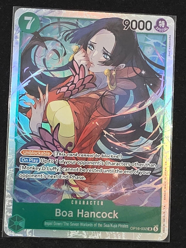 Boa Hancock OP16-032 Super Rare The Time of Battle One Piece Foil Near Mint image 1