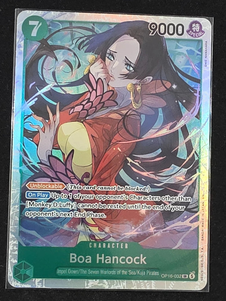 Boa Hancock OP16-032 Super Rare The Time of Battle One Piece Foil Near Mint image 1
