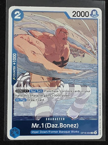 Mr.1(Daz.Bonez) OP16-054 Rare The Time of Battle One Piece Near Mint image 1