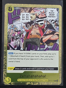Zehahahahaha! OP16-116 R The Time of Battle One Piece Foil image 1