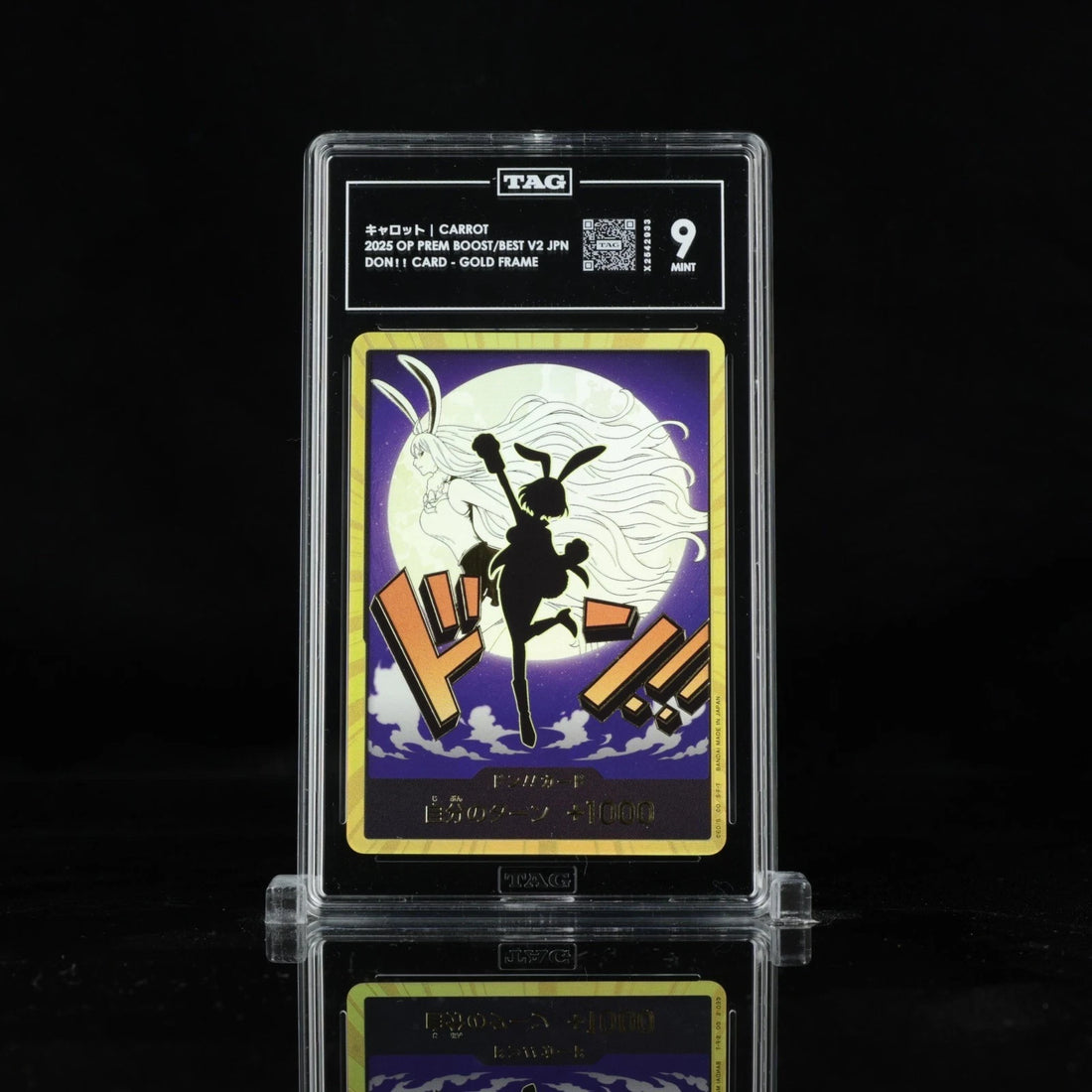 DON !! Card Gold Frame Carrot One Piece Card The Best Vol.2 Japanese image 1