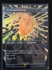 MTG - Aettir and Priwen (Borderless) Foil M 350 image 1