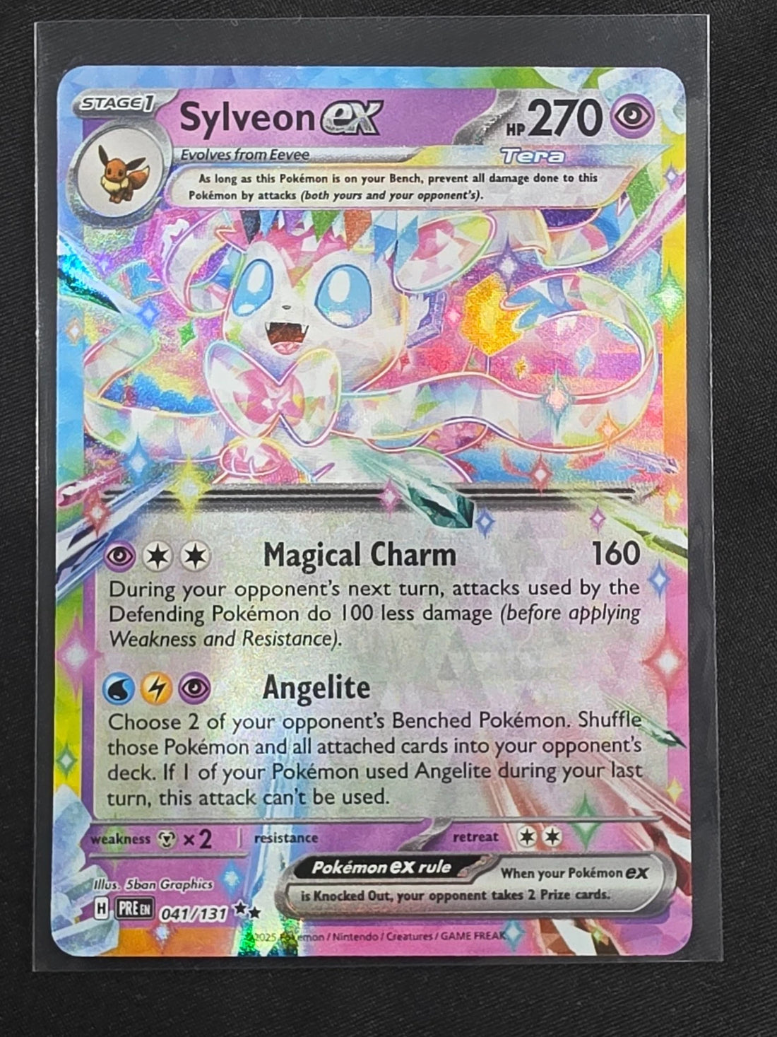 Sylveon ex 041/131 Prismatic Evolutions image 1