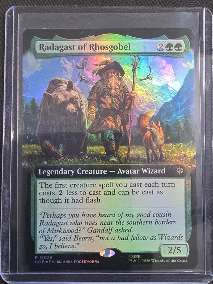 Radagast of Rhosgobel HOB-0309 The Hobbit Borderless Foil image 1