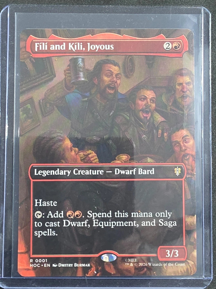 Fili and Kili, Joyous HOC-0001 The Hobbit: Eternal-Legal Borderless Non-Foil image 1