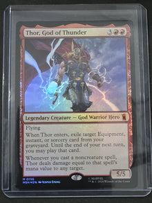 MTG. Marvel. Thor, God of Thunder. Mythic Foil Red M#0156 image 1