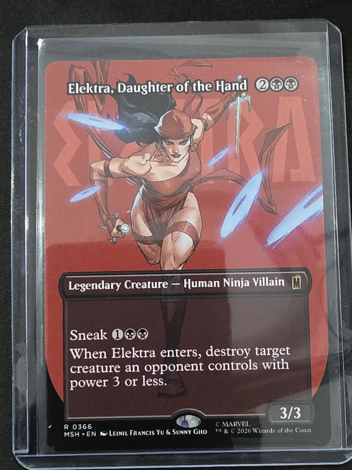 Elektra, Daughter of the Hand (Borderless) (366) (366) (Marvel Super Heroes) image 1