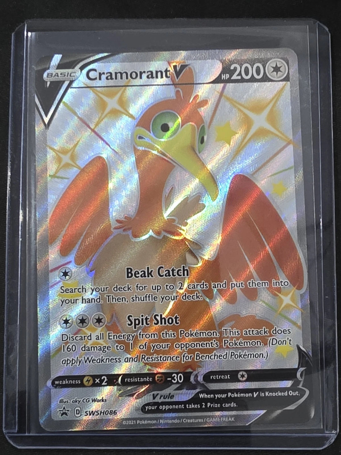 Cramorant V - SWSH086 - SWSH Ultra Rare Promo - NM/M - Pokemon Card image 1