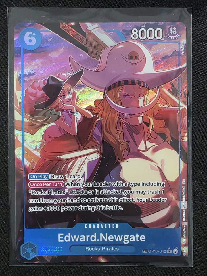 Edward Newgate OP17-040 Treasure Rare TR One Piece OP-17 English image 1